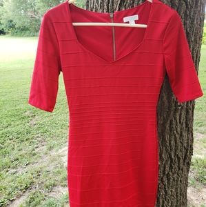 Red Bisou Bisou dress size 4